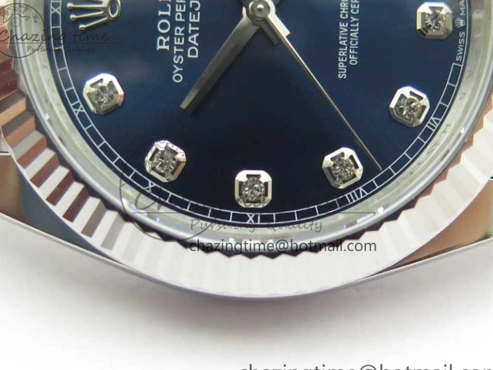 0406 Cozy New DateJust 41 126334 ARF 1:1 Best Edition 904L Steel Blue Diamonds Dial on Jubilee Bracelet A 2548